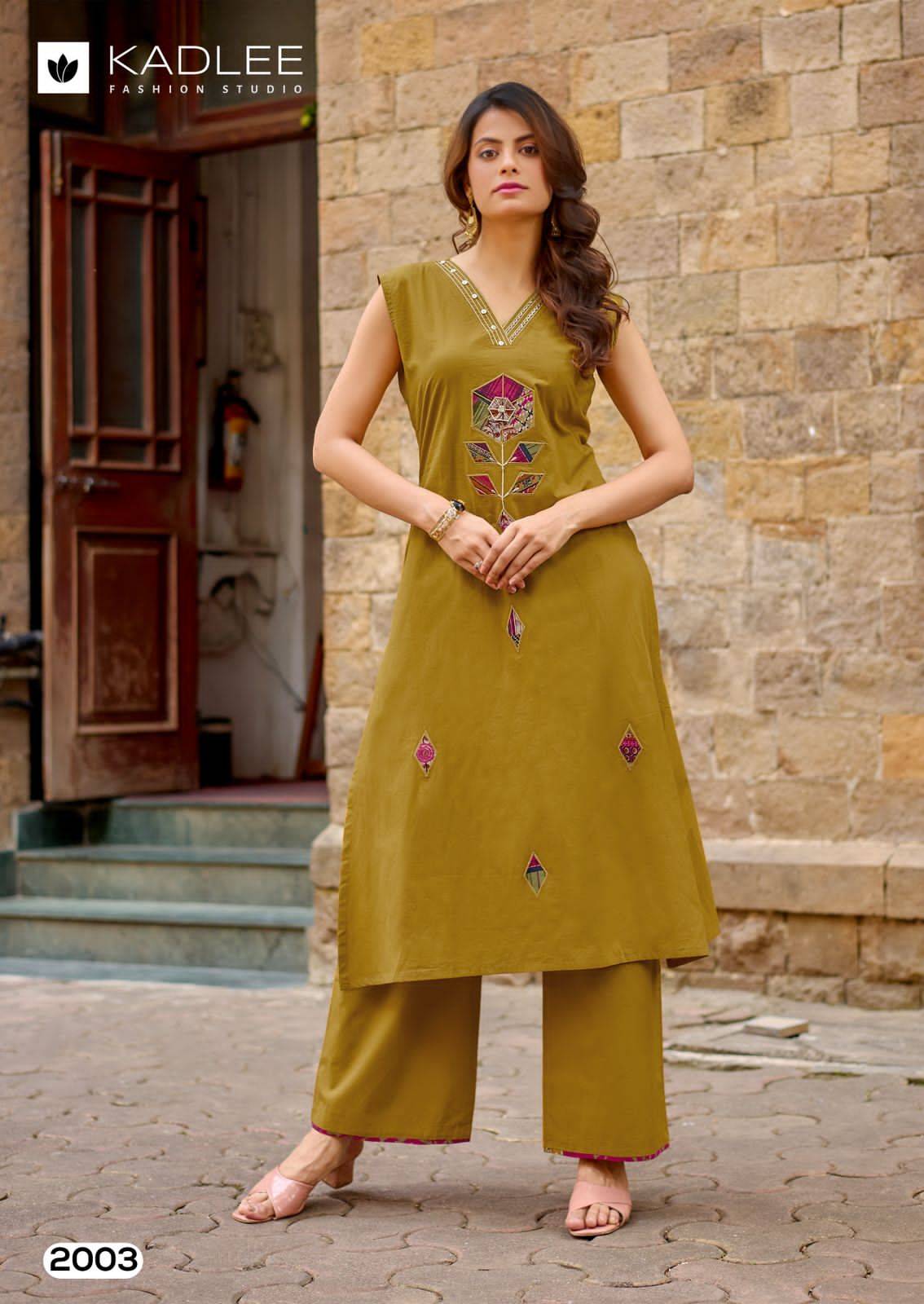  Rose Petal By KADLEE 2001 To 2006 Series Beautiful Festive Suits Colorful Stylish Dhabu Cotton Kurtis At Wholesale Price